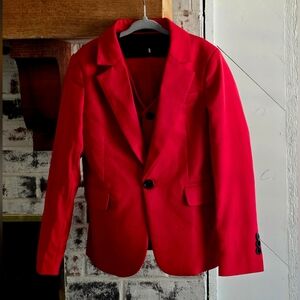 Three Piece Red Suit, Kids Sz 5